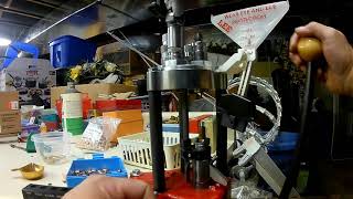 Lee Classic Turret Press 9mm and 45 ACP reloading [upl. by Gall]