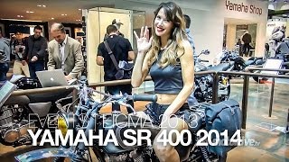 NOUVEAU 2014  EICMA  YAMAHA SR 400 2014 [upl. by Mirilla]