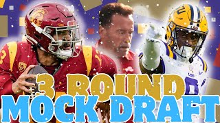 POST SUPER BOWL 2024 NFL MOCK DRAFT  3 ROUNDS WITH TRADES  A SPECIAL NABAAHHH [upl. by Nairim]