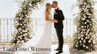 SampE Wedding  Villa Cipressi Varenna Lake Como Italy  4K [upl. by Lucania]