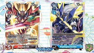 DIGIMON TCG FINAL local match 🇲🇽 Jesmon GX Red vs MirageGaogamon Blue  THE NEST [upl. by Corbin]