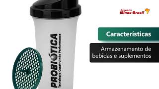 Coqueteleira Probiótica Com Capacidade Para 700ml  Drogaria Minas Brasil [upl. by Akiam948]