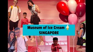 SINGAPORE VLOG  MUSEUM OF ICE CREAM 🍨🍦🤌🏻❤️ [upl. by Hainahpez]