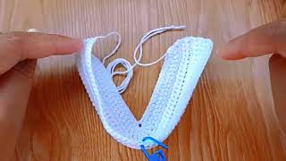 Zapatitos de bebe a crochet fáciles de hacer  PARTE 1 [upl. by Lorelie]