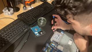 Replacing HP TPN C125 HDD with SSD [upl. by Arman394]