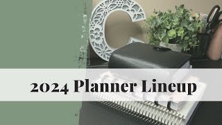 My 2024 Planner Lineup [upl. by Nimzay]