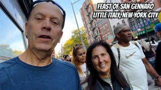 Feast of San Gennaro  Italian Festival in New York City [upl. by Columbyne791]