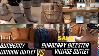 BURBERRY OUTLET LONDON VS BICESTER VILLAGEWOMENMENKIDSSALE [upl. by Laveen63]