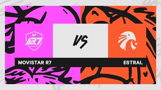 Movistar R7 vs Estral Esports  Semifinales LLA Playoffs Bracket Inferior Partida 4 [upl. by Eissirhc]