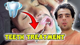 Ahmed teeth filling  the dentist is Junaid fan  teeth treatment and whitening adilmsvlogs [upl. by Claudy237]