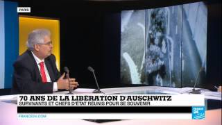 Quelles images retenir des commémorations des 70 ans de la libération du camp dAuschwitz [upl. by Jenkel797]