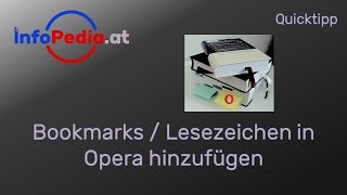 Bookmarks Lesezeichen in Opera hinzufügen und verwalten [upl. by Michaelina422]