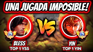 ¡NI SIQUIERA EL TOP 1 YIN ESPERABA ESTA JUGADA YSS TOP 1 vs YIN TOP 1  MOBILE LEGENDS [upl. by Whitehouse]