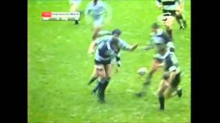 Barbarians running rugby try finished by Ieuan Evans [upl. by Erdnassac]