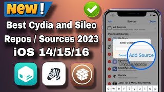 Best Cydia and Sileo Repos  Sources 2023 supports iOS 141516 [upl. by Anavas685]