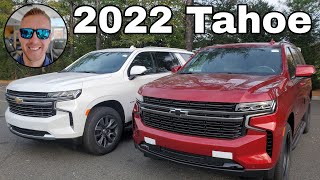 2022 Chevrolet Tahoe LT amp RST  Whats the difference [upl. by Paten]