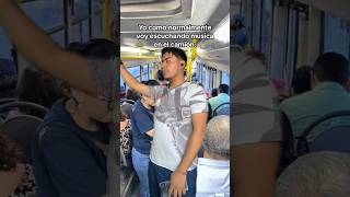 Ojalá y a todos nos valiera el que dirán 🥵funny tokischa rideordie transportepublico comedy [upl. by Olney777]