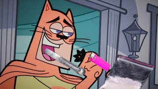 Fairly OddParents Except Cat Man Is a CRACKHEAD WILD Edit [upl. by Persons]