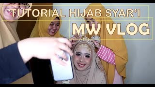 MWedding vlog 5  TUTORIAL HIJAB SYARI MODIFIKSI ADAT SUNDA [upl. by Neeuq]