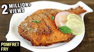 Pomfret Fry Recipe  Fish Fry Indian Style  Fish Recipes  Fish Fry Recipe by Varun Inamdar [upl. by Forbes635]