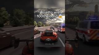 Assetto Corsa with 9999 Mods 😱 assetto assettocorsa simracing fyp mods shorts [upl. by Llevad]