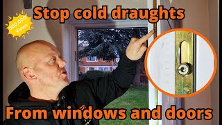 How to adjust a uPVC door or window to stop cold air draughts [upl. by Assirak427]