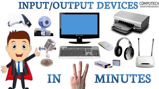 What is Input and Output Input Output Devices of Computer Peripheral Devices Input and Output [upl. by Ahsilrae]