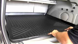 Husky Cargo Floor Liners on a 2012 Jeep Grand Cherokee [upl. by Llevart58]