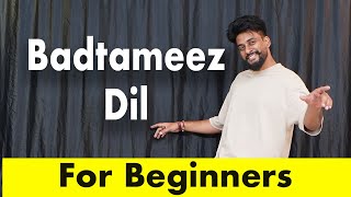 Badtameez Dil Dance for Beginners  Ranbir Kapoor Deepika Padukone [upl. by Lokkin]