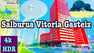 Salburua Vitoria Gasteiz 4K HDR  Paseo Por Salburua  Walking Tour  Basque Country  Spain🇪🇸🇪🇸 [upl. by Hanschen]