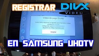 Reproducir Archivos Divx y Xvid en Televisor Samsung UHD [upl. by Naraa]