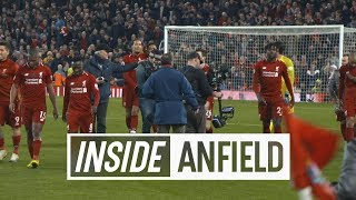 Inside Anfield LFC 10 Everton  Scenes as Origi wins dramatic derby in injury time [upl. by Eydie]