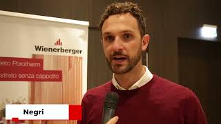 Intervista a Simone Negri  WIENERBERGER  Milano 17 Maggio 2024 [upl. by Barkley]