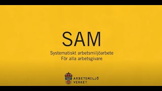 Introduktion till systematiskt arbetsmiljöarbete för alla arbetsgivare [upl. by Eittocs]