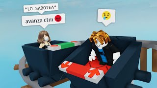 SABOTEANDO GENTE EN CART RIDE 😈  ROBLOX [upl. by Adnamaa637]