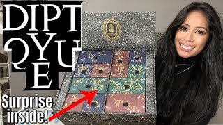 DIPTYQUE ADVENT CALENDAR 2022 UNBOXING IT HAS A FUN SURPRISE THIS YEAR 🤩 [upl. by Willetta]