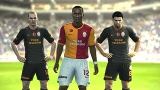 PES 2013  Galatasaray Yeni Sezon Formalari 2013 2014 ║HD║ [upl. by Natrav]