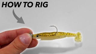 HOE RIG JE EEN SHAD  HOW TO RIG soft plastic lures on a jig head [upl. by Pry986]