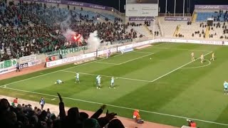 OMONOIA fans at OMONOIA vs apoel CUP Quarter Finals  Οπαδοί ΟΜΟΝΟΙΑΣ στο ΟΜΟΝΟΙΑ vs αποελ Κύπελλο [upl. by Zuzana]