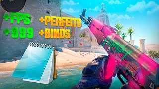 A MELHOR CFG para jogar CS2 em 2023 😱 FPS Bind Jumpthrow igual no CSGO [upl. by Sproul]