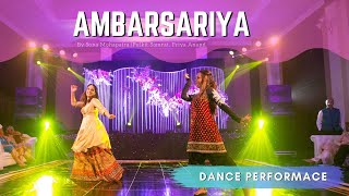 Ambarsariya  Sangeet  Indian Wedding Dance Performance [upl. by Ailesor504]