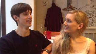 Xander Parish Mariinsky Ballet interviewed by Maria Sascha Khan mobile device version [upl. by Uhayile181]