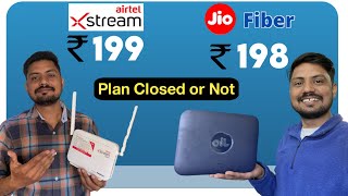 Jio Fiber and Airtel Xstream Fiber 10 Mbps Plan Discontinue in 2024  कैसे अप्लाई करें [upl. by Eidda884]