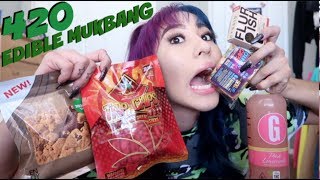 420 EDIBLE MUKBANG  LIFEBEINGDEST [upl. by Selemas]