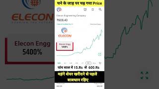 ELECON Stock के Price को चने के झाड़ पर चढ़ा दिया ।Elecon [upl. by Hayouqes]