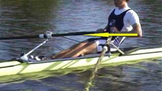 Rudertechnik rowing technique RCB Skiff [upl. by Zingg]