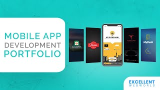 Mobile App Development Portfolio  Excellent Webworld [upl. by Esimehc]