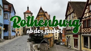 Rothenburg ob der Tauber 4k 2023 rothenburgobdertauber [upl. by Leitao943]