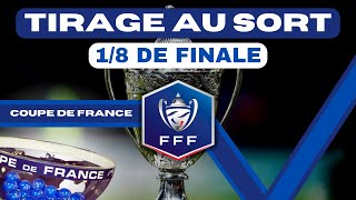 🔴 TIRAGE au SORT COUPE de FRANCE 8èmes de FINALE 🔴🏆 18 CDF 2023 2024 Direct Live Stream [upl. by Kit]