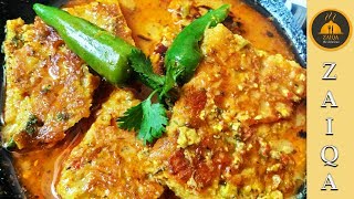 Besan K Altay Paltay Recipe By Zaiqa [upl. by Napra]